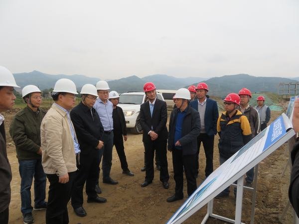 省水利廳黨組書記、廳長胡云調研金堂盤龍寺攔河閘項目