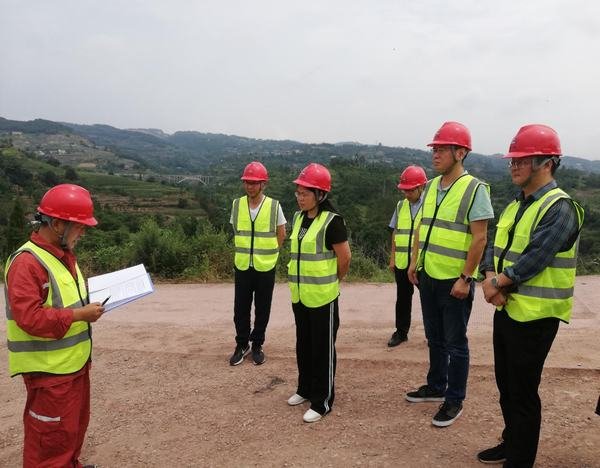 水發(fā)集團到自貢市小井溝支渠項目開展安全隱患大排查及安全生產檢查工作