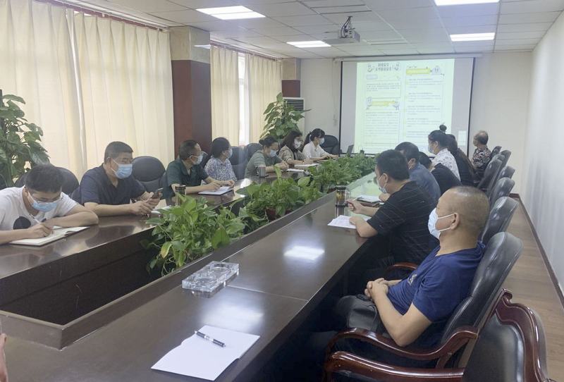 公司總部資陽辦公區召開職工大會