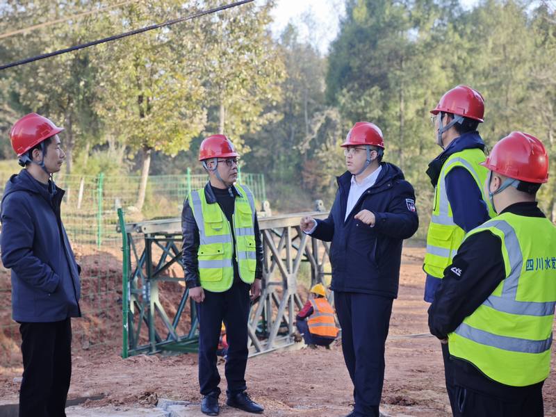 羅雪帶隊(duì)督導(dǎo)檢查三、四分公司重點(diǎn)項(xiàng)目在建情況