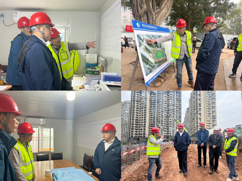 強化安全質量管控，打造優質放心工程——羅雪赴資陽市雁江區六中校舍重建工程項目開展現場檢查督導