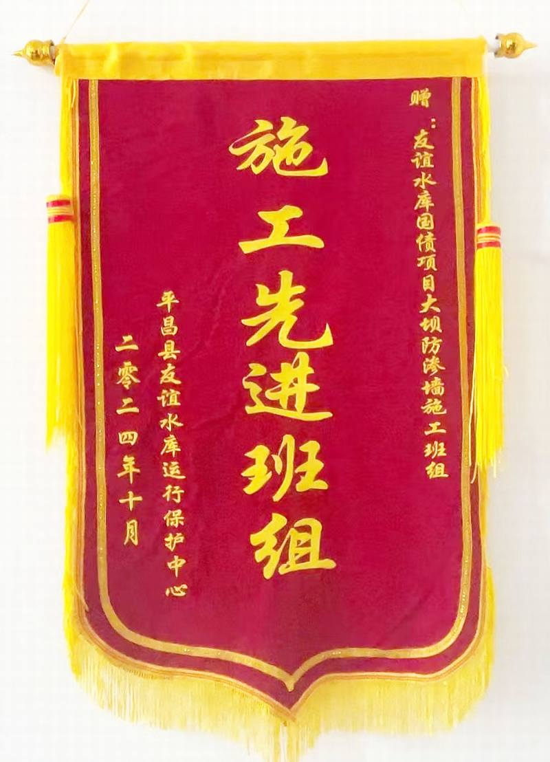 平昌縣友誼水庫除險(xiǎn)加固工程施工項(xiàng)目大壩防滲墻施工提前完工榮獲業(yè)主表彰