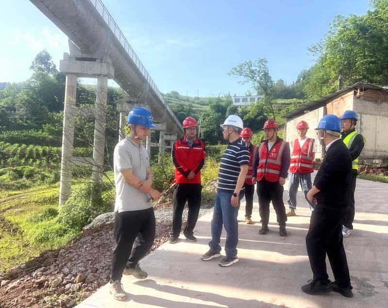 代勇到向家壩渠首管理站及渠首管轄區(qū)域檢查運維工作